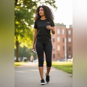 Spalding Women's Black Capri Leggings